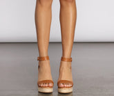 Besonders Espadrille Kork Wedges